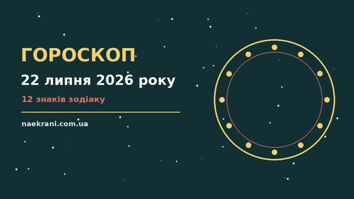 Зодіакальний знак на тлі ранкового неба як символ щоденного гороскопу на 22 липня 2026 року