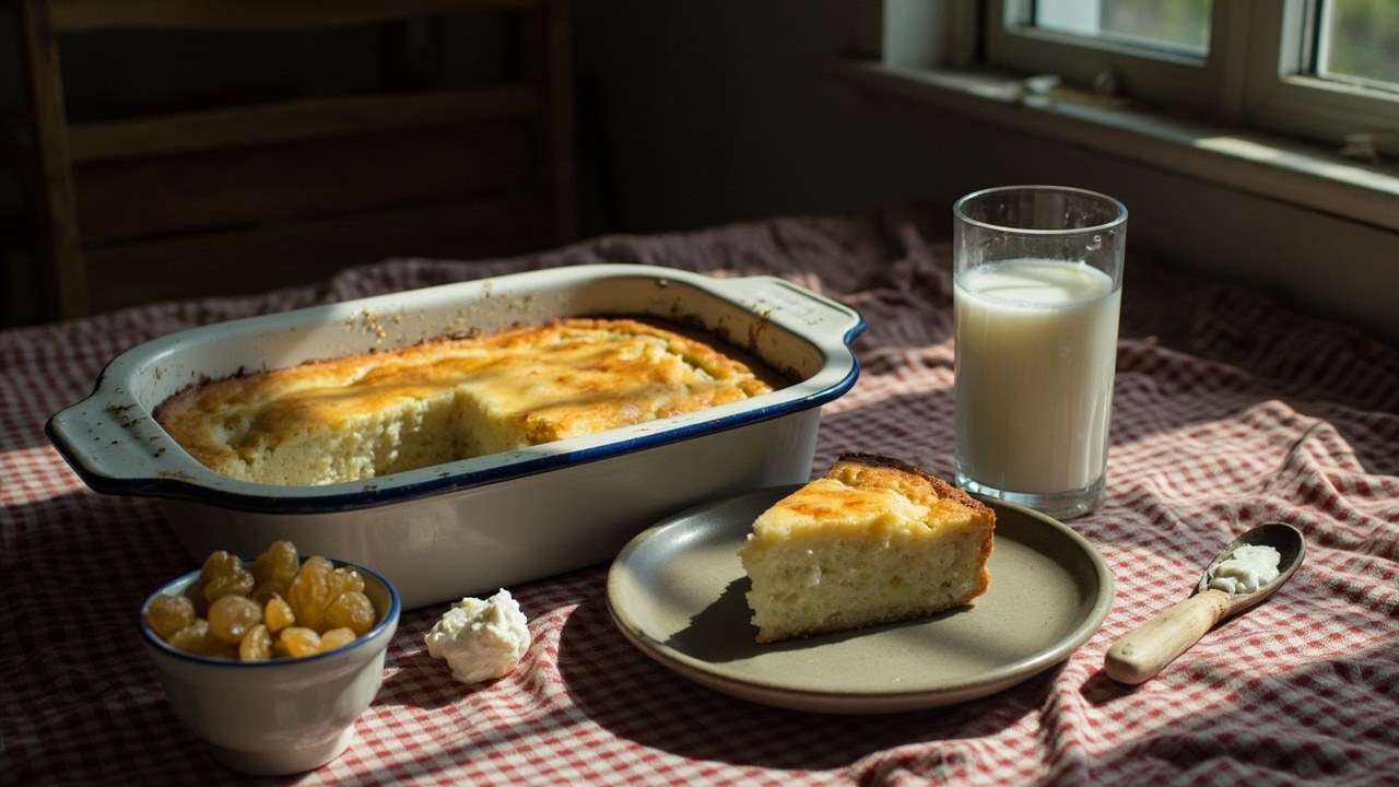 шкільна сирна запіканка