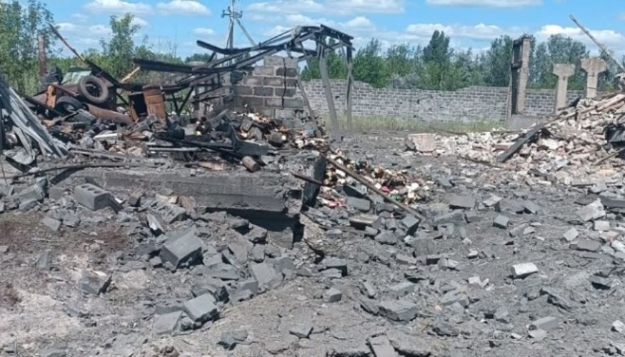 Наслідки російського удару в Слов'янську (фото МВА)