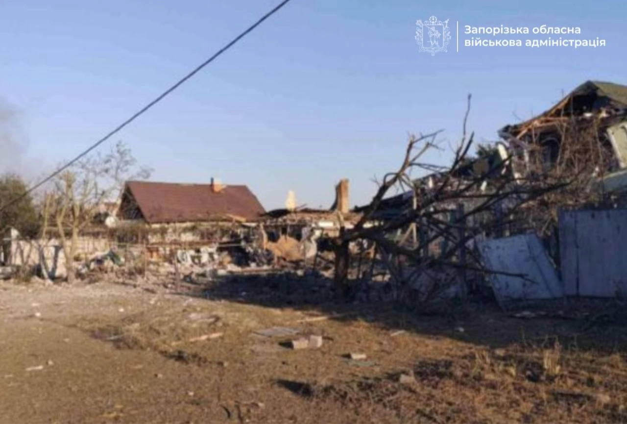 Пошкоджені приватні будинки у Запорізькому районі після ударів 22 серпня 2026 року