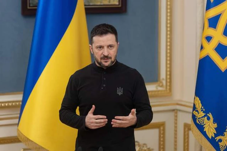 Володимир Зеленський під час відеозвернення