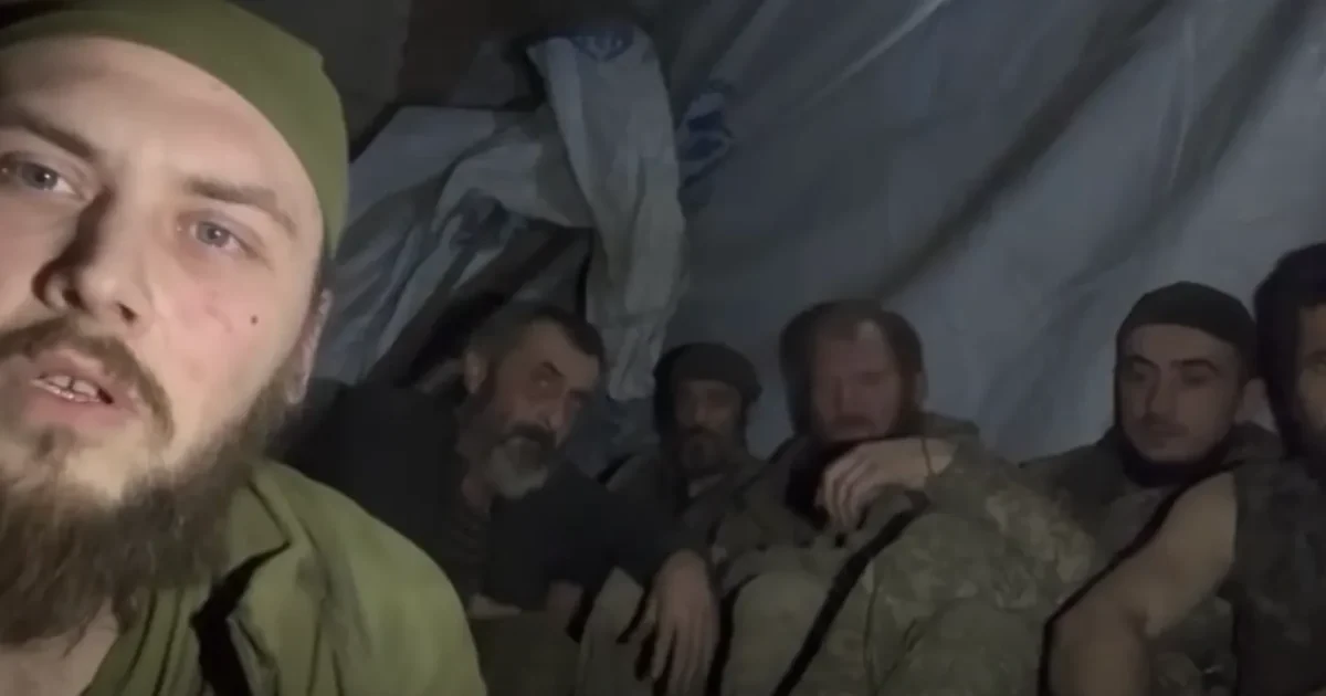 Скриншот відеозвернення бійців 121 бригади ТрО зі скаргами на постачання